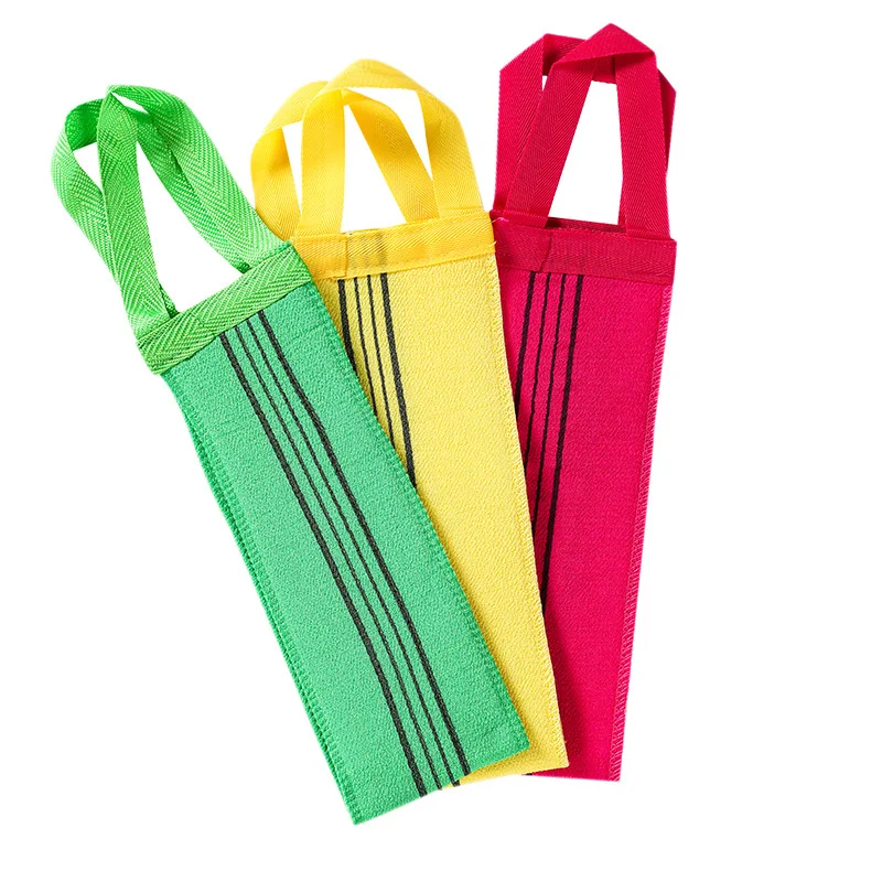 Scrubber Body Scrub Brush Loofah Exfoliator Washcloth Soap Exfoliating Shower Silicone Wash Gloves Bath Sponge Net