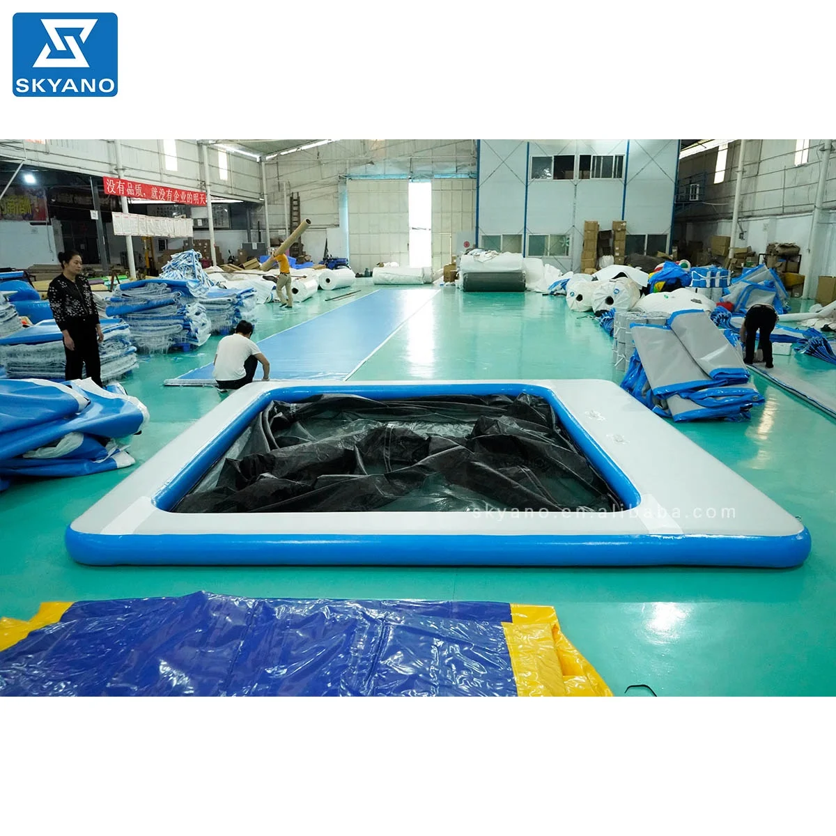 Yacht floating pool inflatable sea pool with Net