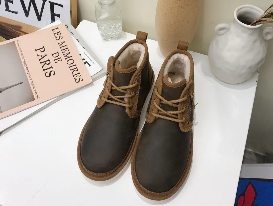Factory direct snow boots men winter casual shoes for Warm in