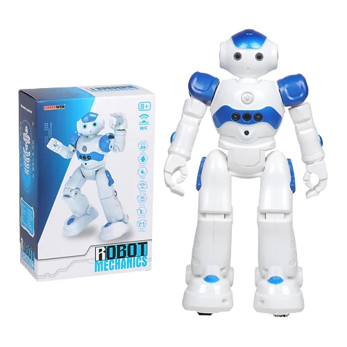 Intelligent Remote Control Robot  Smart Cartoon RC Education Robot Sound And Light Dance Robot Toy For Kids