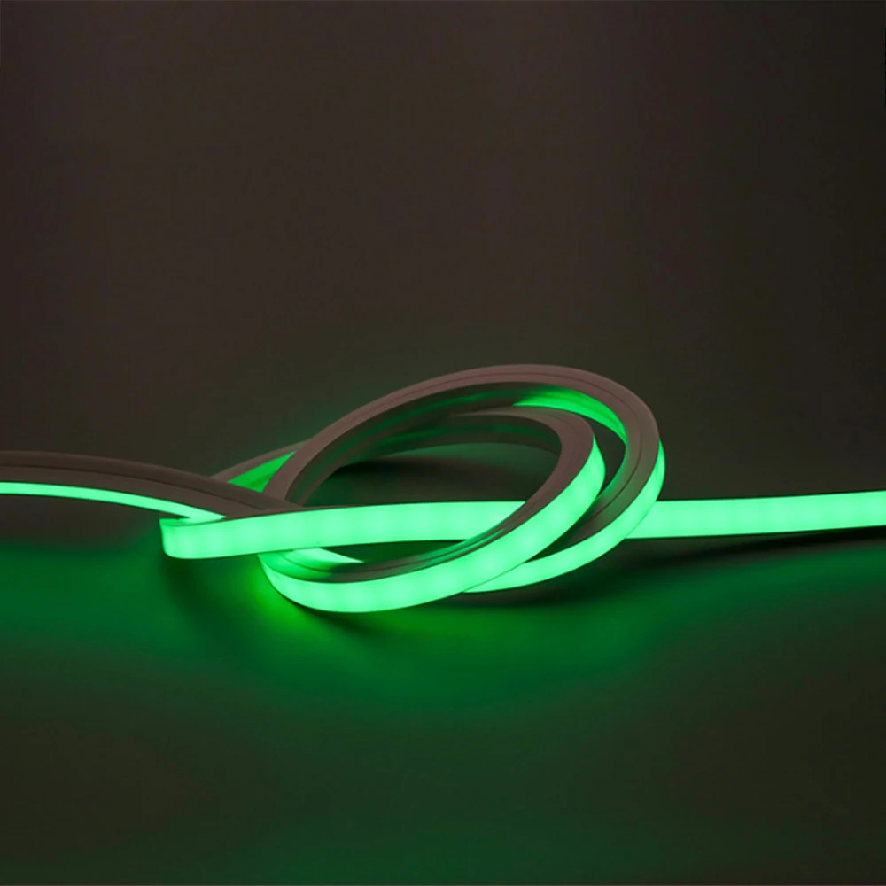 1616 Flat led neon flex light 12v 24v difference color led neon tube 120leds 2835 Silicon Led neon for Decoration