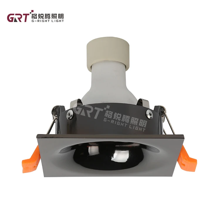 New Design Portable Multifunctional MR16 GU10 Frame 3000K 4000K 6400K 50w Recessed Square Led Spotlight