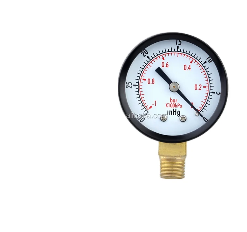 0~-30inHg 0~-1bar 50mm