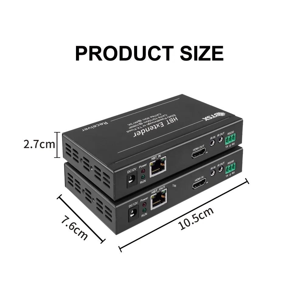 CAT6 RS232 USB-KVM 4k30 2K60 70 м двусторонний ИК-кабель HD-BaseT HDMI сетевой расширитель