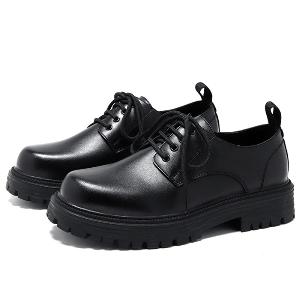 UP-5070r Classic Round Toe Thick Sole Men Shoes Elegant Official Leather Business Shoes for Man