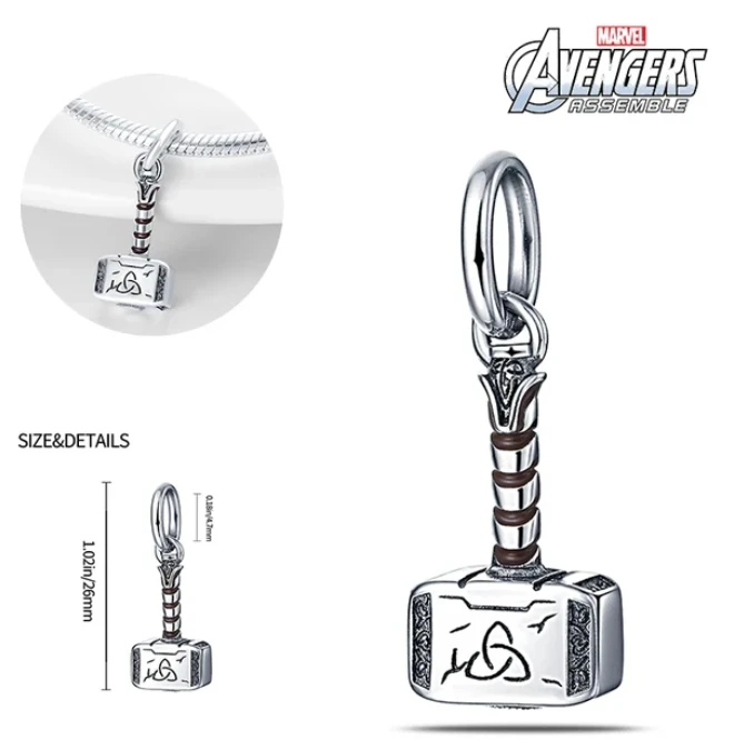 Wholesale of Pan dora er  high-end jewelry and Marvel series anniversary charm pendants by Thai factories