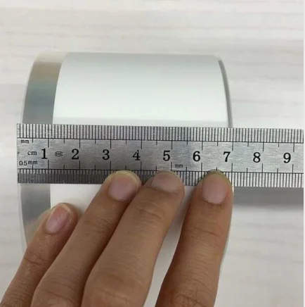 70 mmx300m folded cellophane material Tosho paper and Tosho ink ribbon