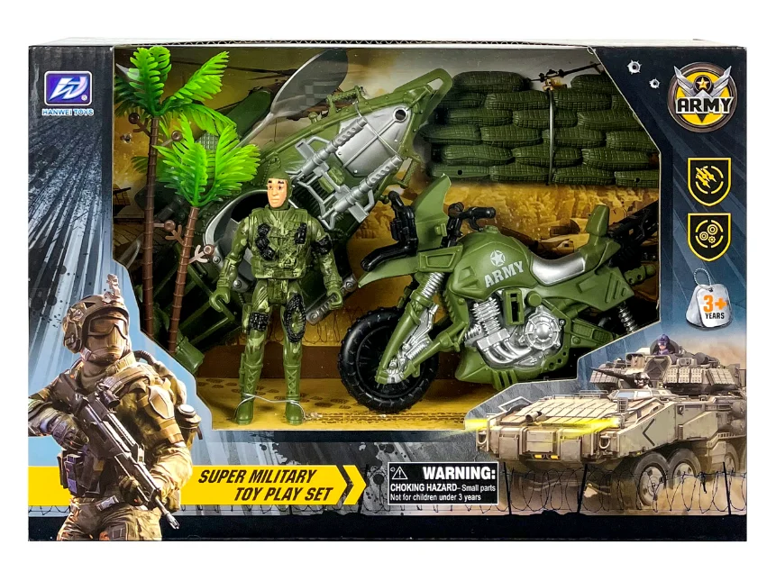 Police Toy Truck with Little Police Figures Army Men Toy Soldiers Educational Kids Games