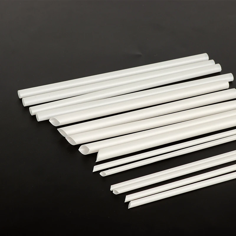 Disposable  8mm drinking balck straw  eco friendly 9 inch biodegradable PLA straws for beverage coffee