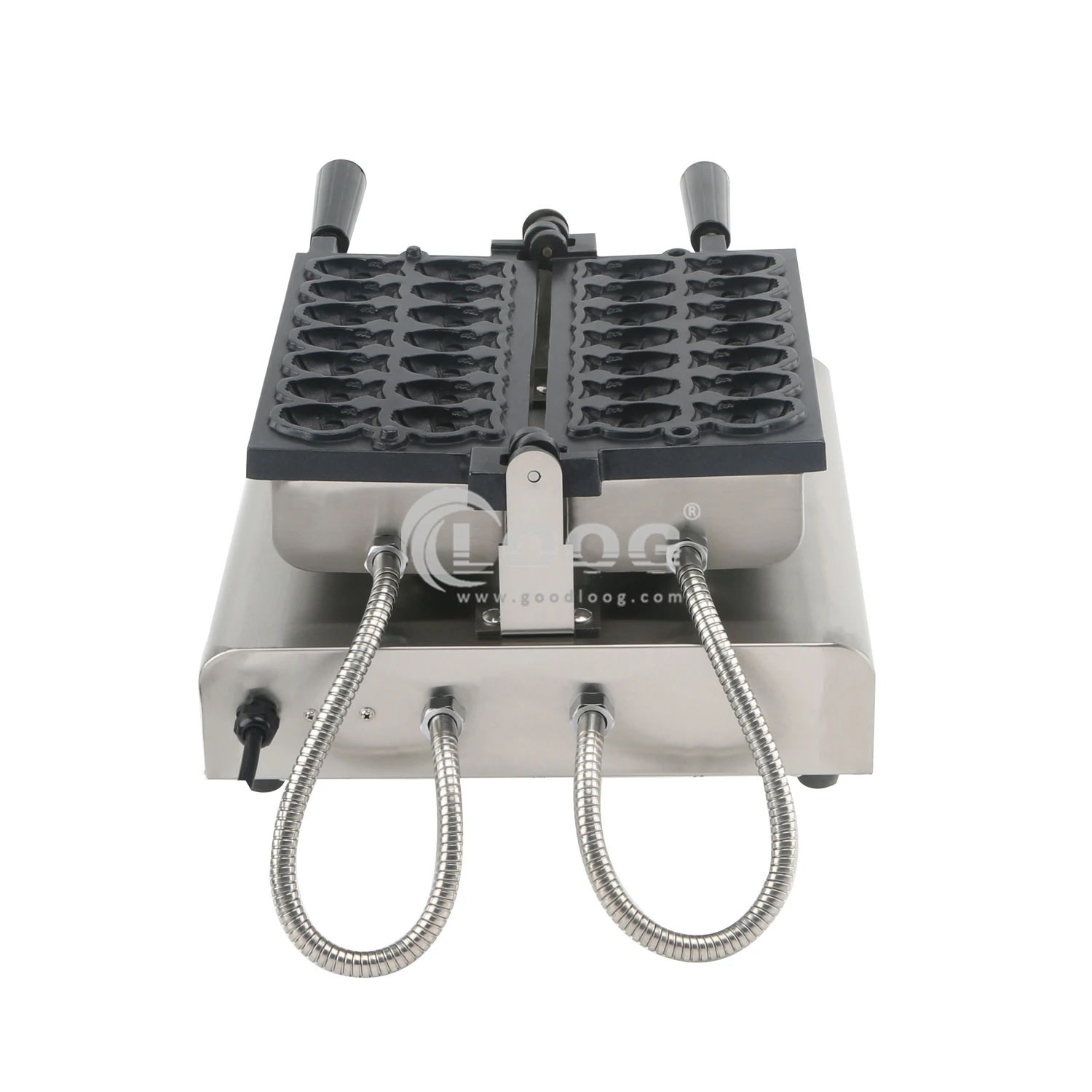 Hot Sale Electric Mini Fish Waffle Cone Maker Waffle Cake Baker 14PCS Japanese Fish Shaped Small Taiyaki Machine