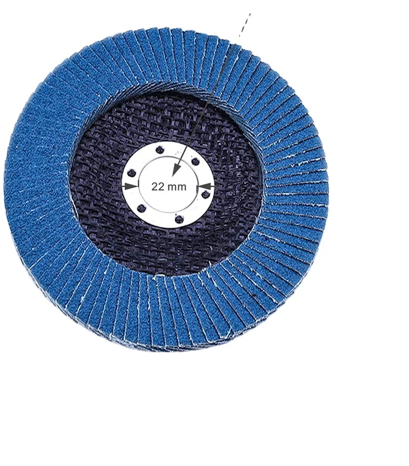 Abrasive Zirconium Aluminium Grit Flexible Flap Disc for Weld Grinding Demurring Rust or Paint Removal and Feathering