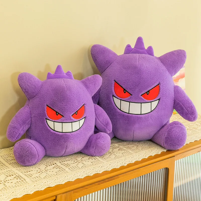 Hot sales large size Gengar plush pillow toys large Pokmon claw machine doll wholesale