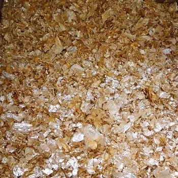 Best factory price of 86&89 # gold leaf sheet flakes for DIY nail mirror frame, metal crafts, painting decoration gold powder