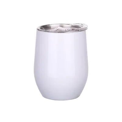 12oz Stainless Steel Double Wall Stemless Wine Tumbler With Lid