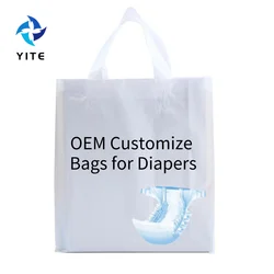 Printing Disposable LDPE Custom Diaper Plastic Bag