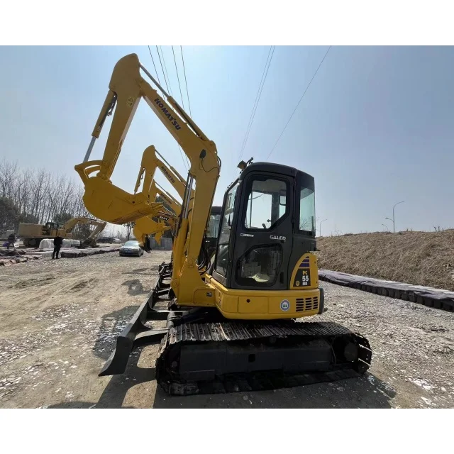 Недорогой Подержанный мини-экскаватор Komatsu PC55 MR 55