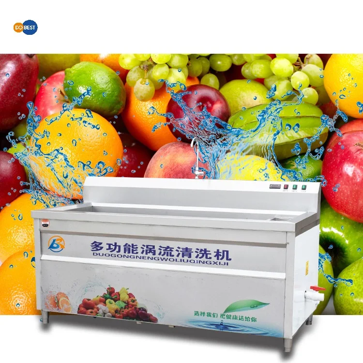 Vegetable fruit washing machine commercial leafy vegetable wash machine food processing vegetable wash machine