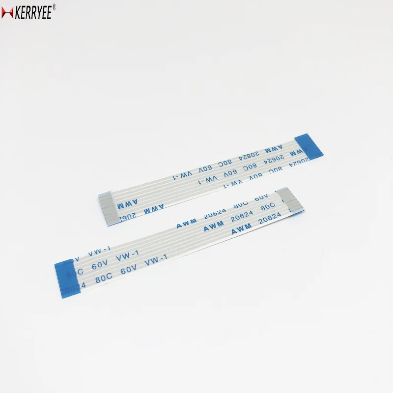 8P 60mm type B 1.0mm FFC flat cable AWM 20624 connector