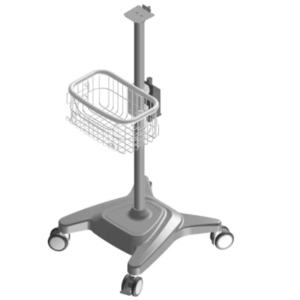 Low price patient monitor vital sign monitor roll stand medical trolley cart for welch allyn monitor