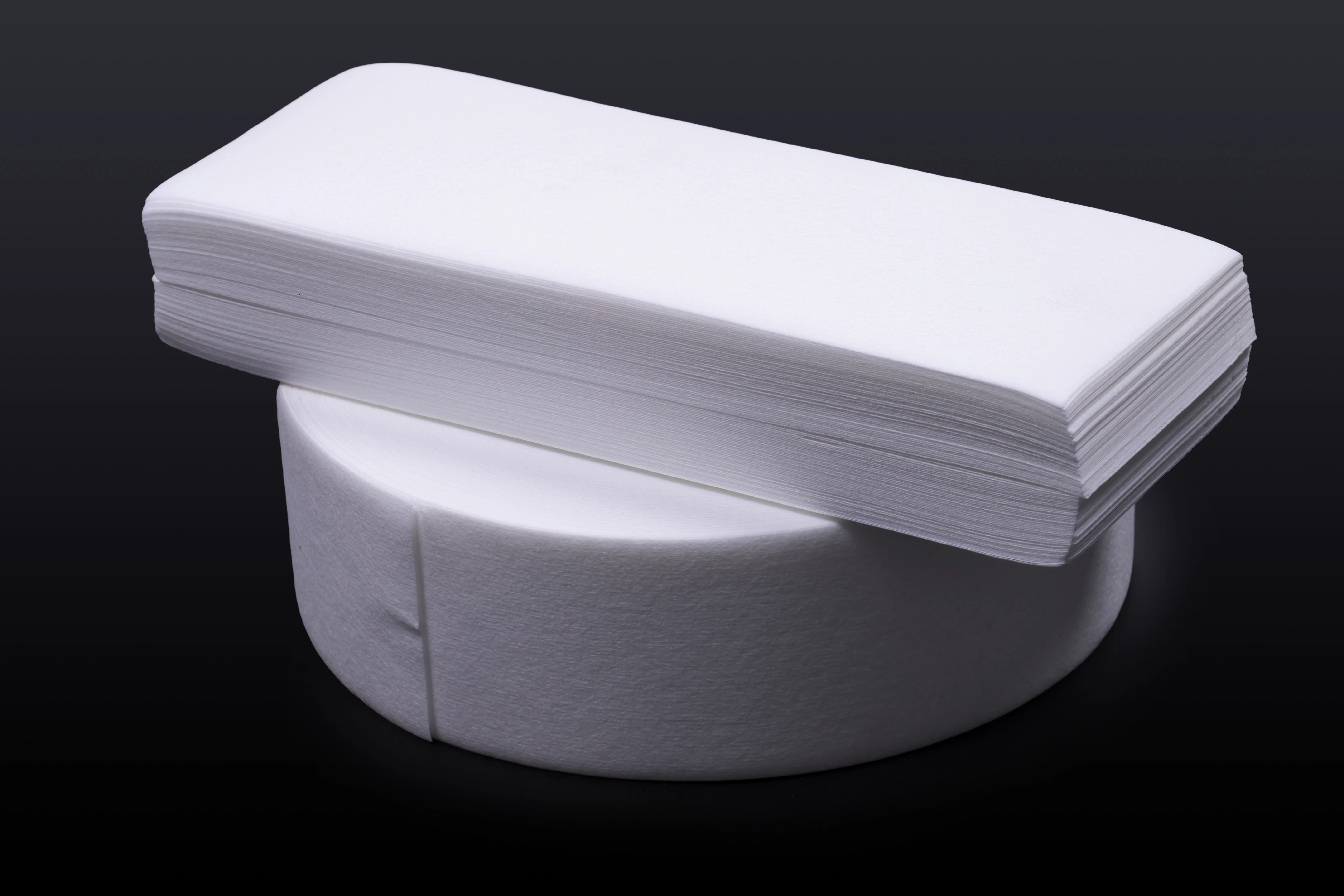 Customized Non-Woven Fabric For Body Beauty, Reusable Body And Facial Wax Strip Hair Removal Sheets