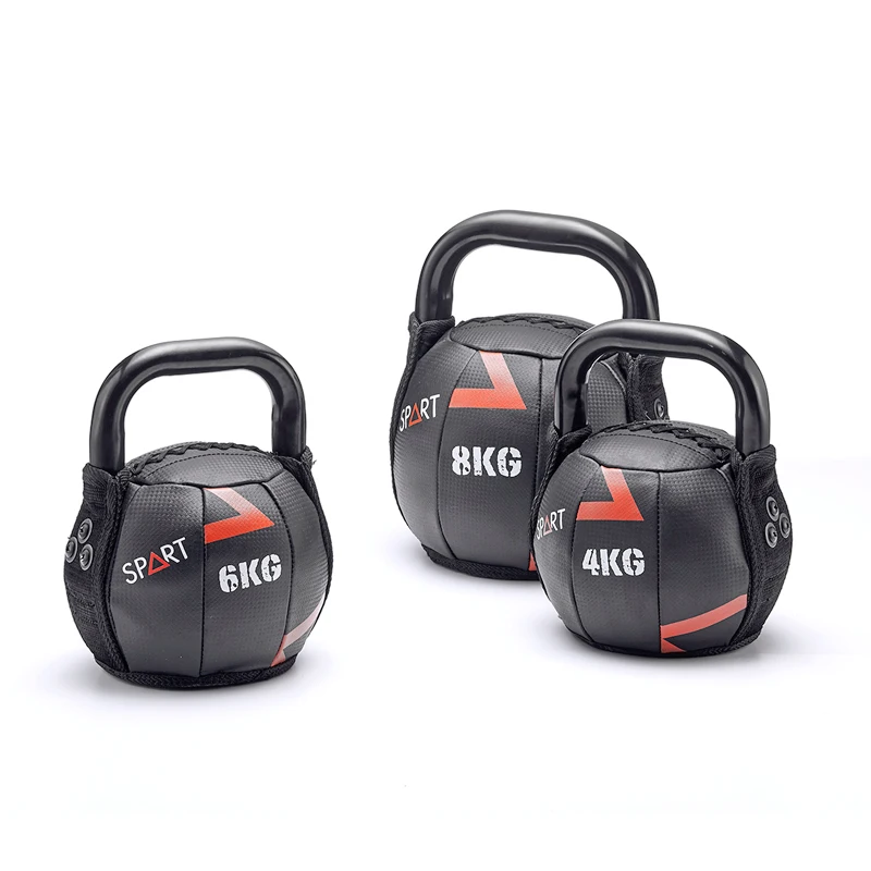 
High Quality Fitness Equipment Handle Soft Kettlebell 