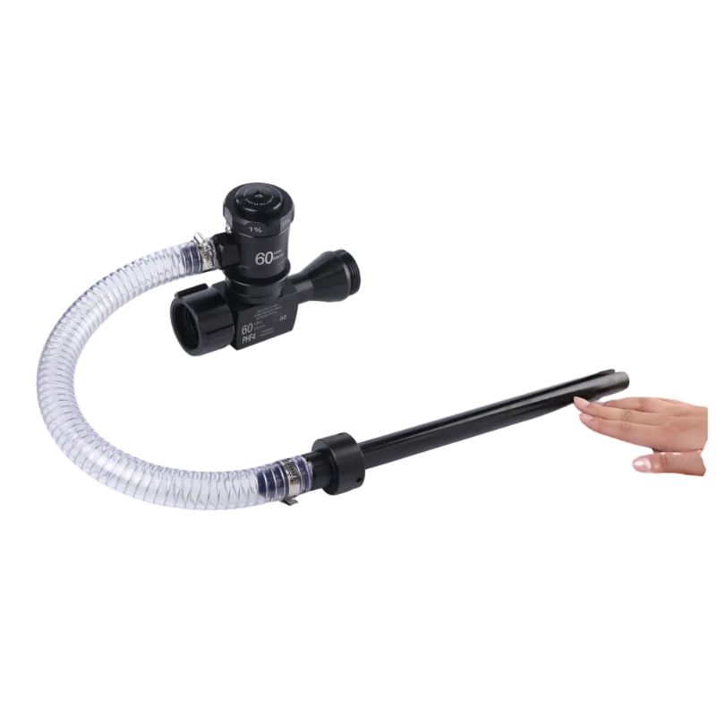 Foam Inductor 200 LPM Pick Up Tube1.5 Inch Connector Coupling Aluminum Alloy With Ball Valve