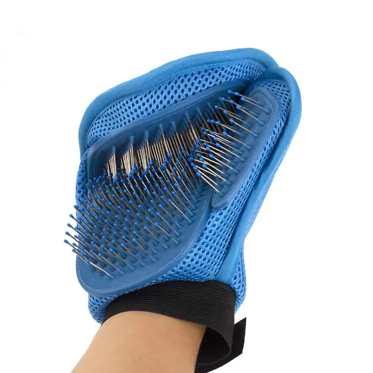 Dog Gloves Pet Cleaning Brush Shower Pet Soap Bath Silicone Rubber Grooming And Shampooing Brush Dog