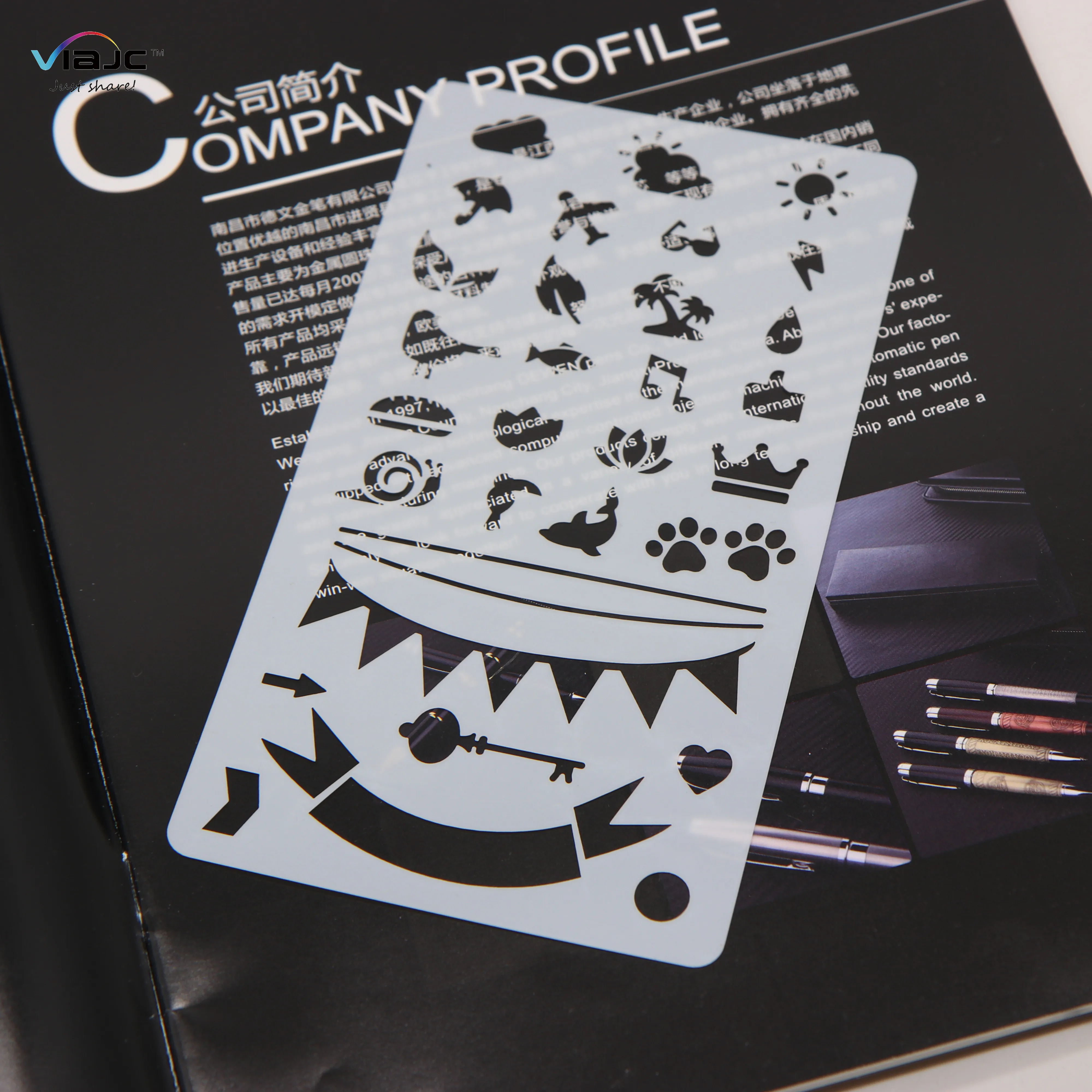 
cartoon number custom logo wholesale drawing board painting plastic template 