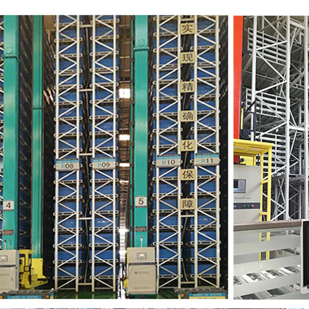 Automatic Shelving Units Racks Metal Stacking Warehouse Racking Stacker Crane Automatic Racks Automated Storage ASRS System