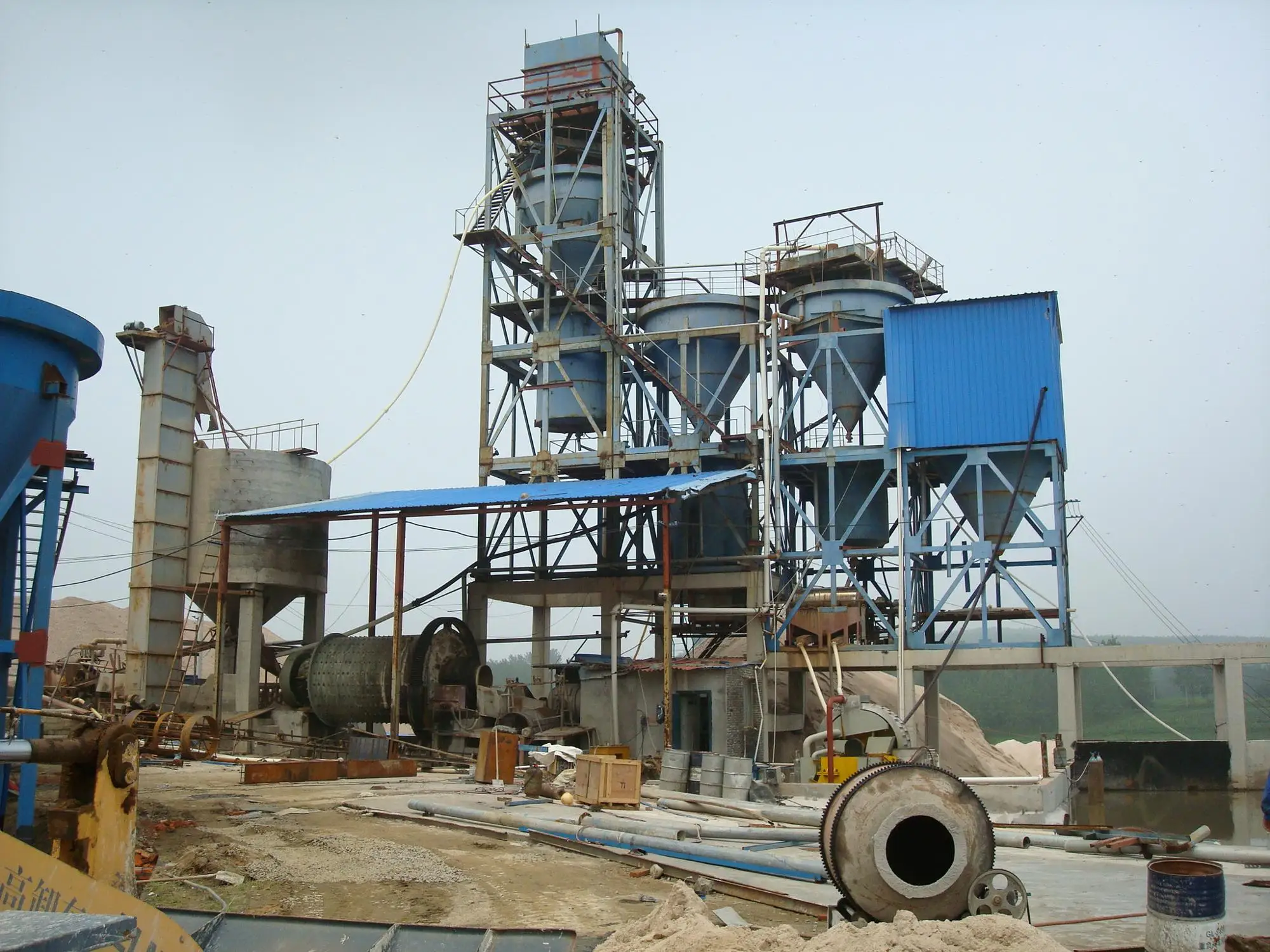 20-200T/H Glass Grade Silica Sand Washing, Iron Removal, Drying and Screening Production Plant
