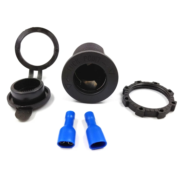 J302 Marine Cover DC12V Power Socket Panel For Marine Car Yacht DC Socket Waterproof Power Outlet Socket