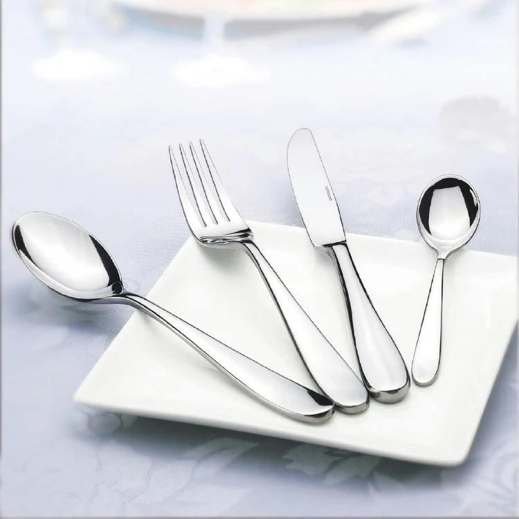 Bulk Luxury Stainless Steel Cutlery Set Fancy Flatware For Hotel Wedding Parties Service Knife Fork Spoon Serving Flatware Sets