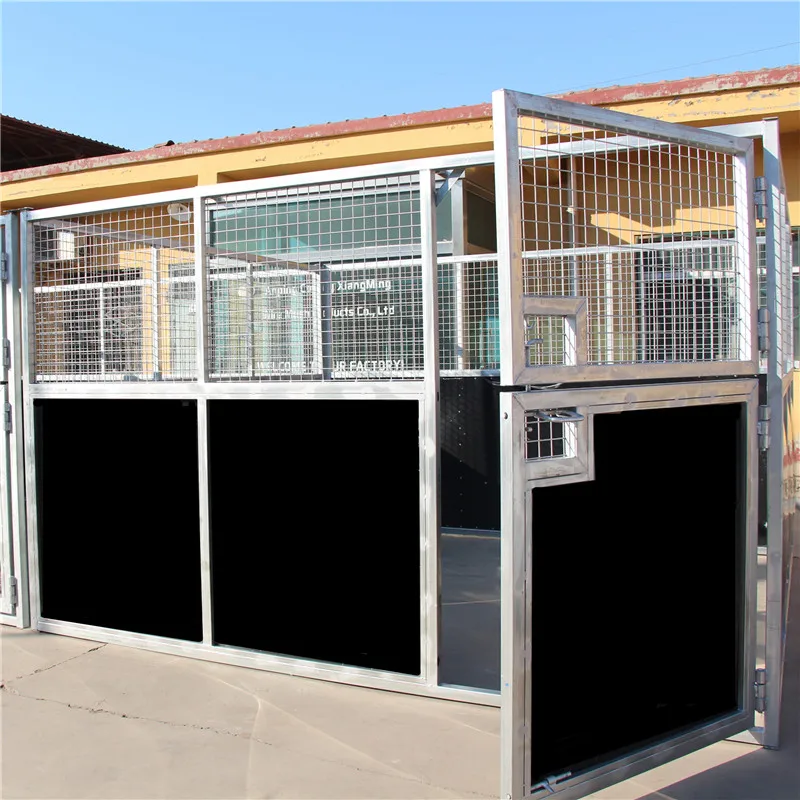 Factory Price Horse Yard Meshed Fence  Portable  Horse Stable stall Horses galvanized stable Barn