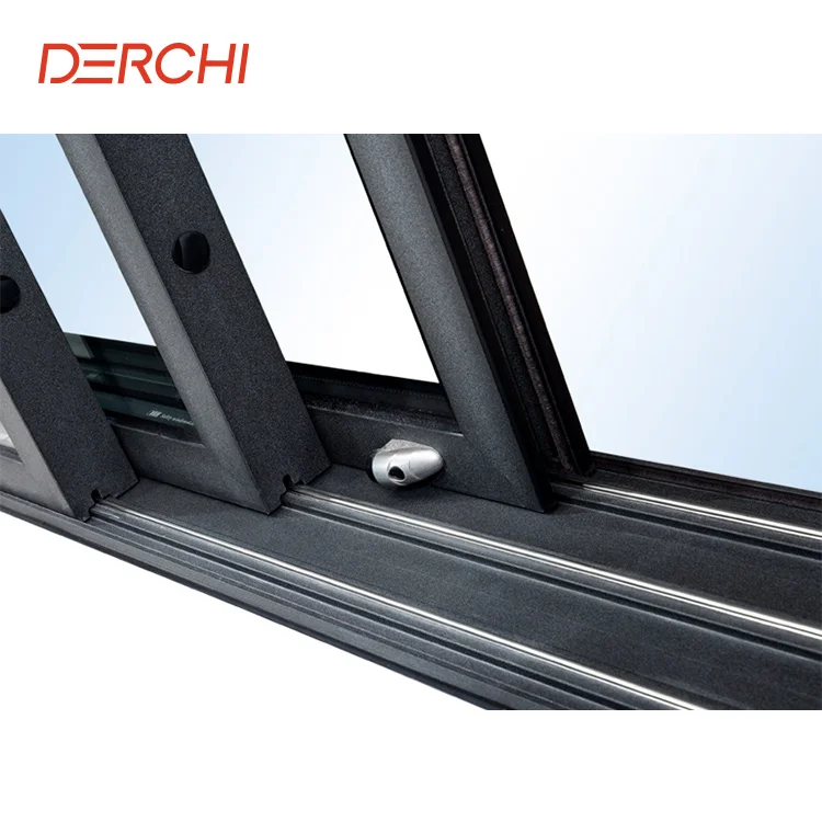 AS2047 NFRC 10 years warranty double glass patio doors sound Insulation exterior balcony aluminum sliding doors