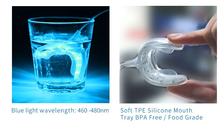 Low Price Teeth Whitening Wireless Led UV Light Kit Outdoor Lamp Clean Whites Machine Home Wireless Custom Supply Silicone