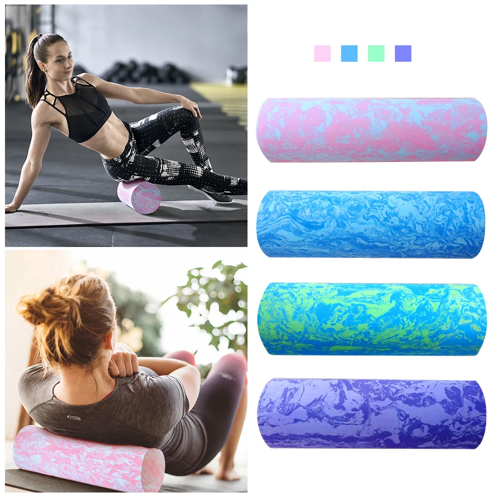 45/60CM Iridescent Cloud High-density Floating Roller GYM Fitness Yoga Foam Roller Pilates Block