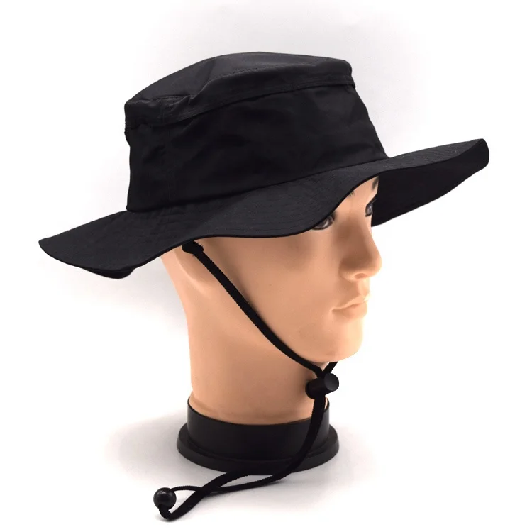 Outdoor sun-proof fisherman hat beach leisure bucket hat factory customized waterproof fisherman hat