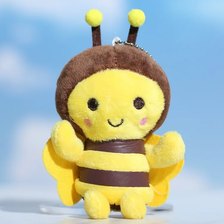 New arrival cute bee cartoon shape stuffed animal bee plush toy