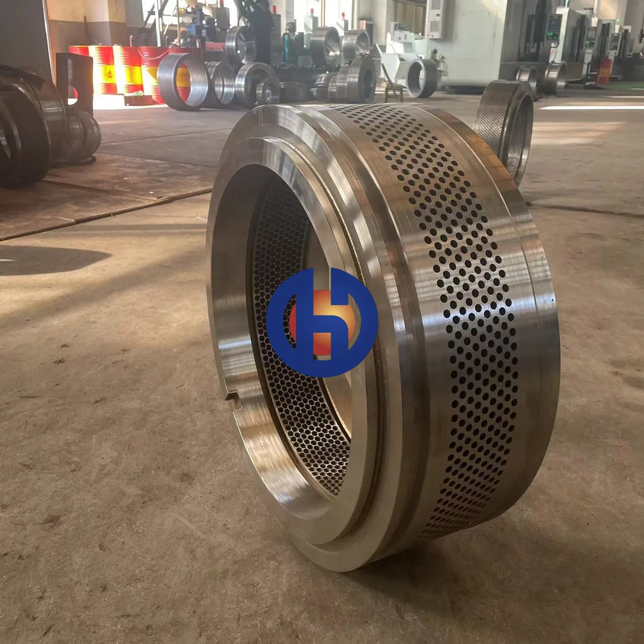 Large Output MZLH 420 MZLH420 Ring Die Biomass Palm Fiber Pellet Mill For Wood pellet machine