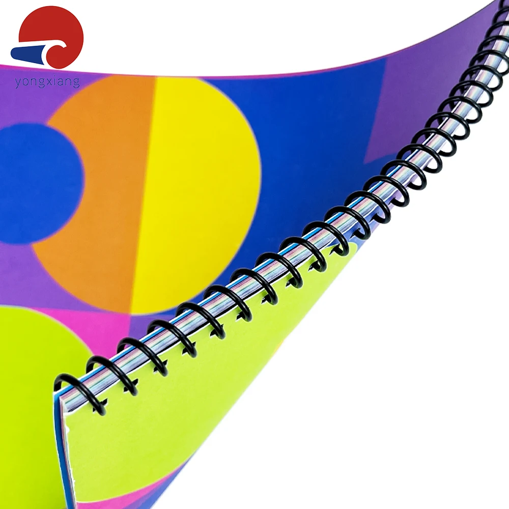 Wholesales Custom High Quality Softcover Book Printing Children Story Coloring Wire-o Book
