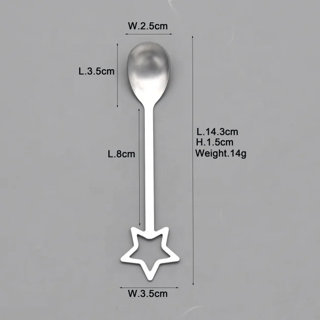 Stainless Steel Dessert Cocktail Tools Coffee Ice Tea Milk Mixer Stirrer Stirring mixing spoon stainless steel