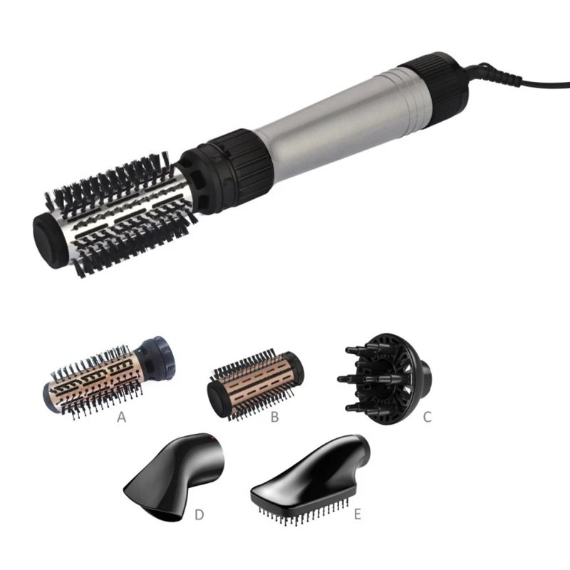 2021 Electric Professional Collection One-Step Hair Dryer Hot Air Brush 5 In 1 Hair Straightener