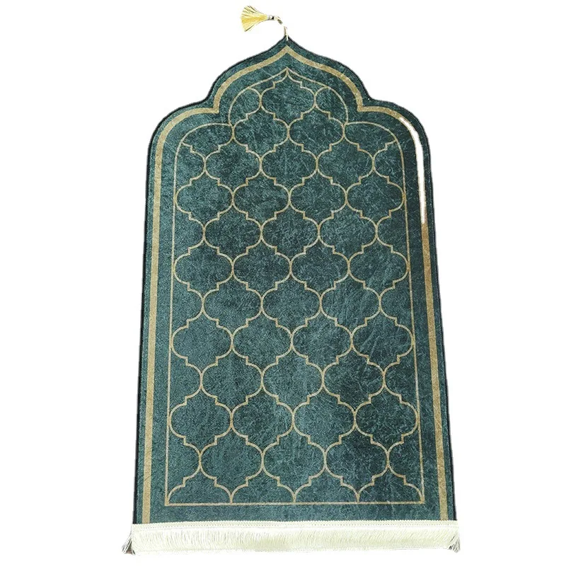 Lowest Price Portable Muslim Praying Mat Islamic Rug Cheap Wholesale Islam Prayer  Mat Factory