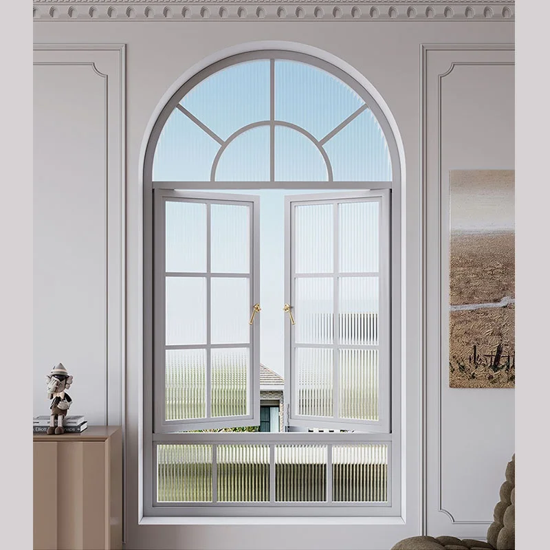 Custom Models New Stained Glass Aluminum Impact Windows Hurricane Proof Window Grill For Home