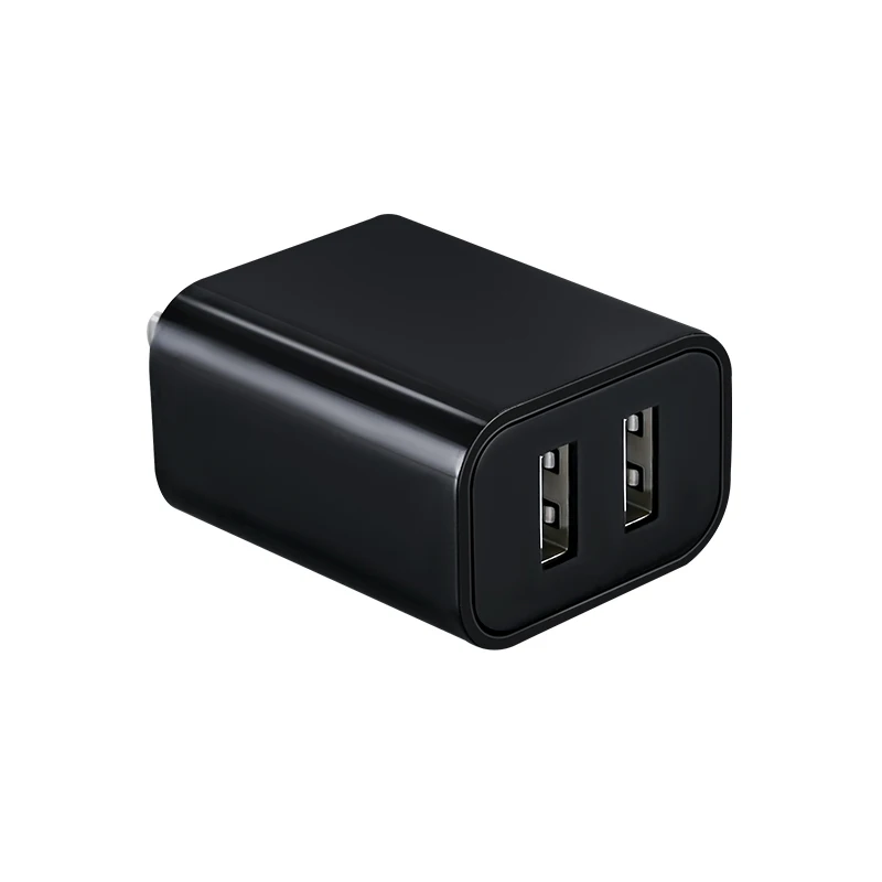 
New universal 2 usb port Charger 5V2.1A Mini fast charging travel wall charger 10W home Charger CE FCC Certification US EU Plug 