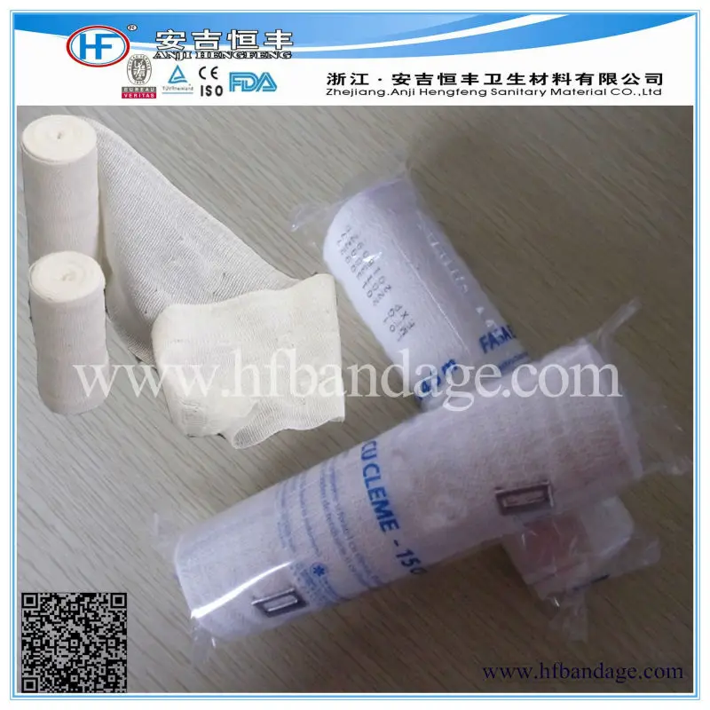 Disposable Medical Elastic PBT Conforming Bandage web roll bandage