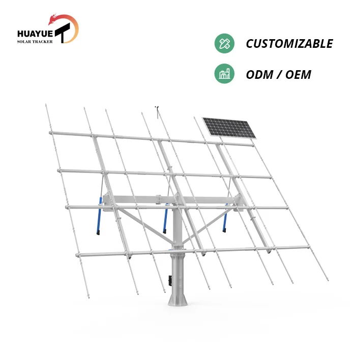Huayue solar tracker HYS-32PV-144-M-3LSD Enjoy a Green Life with Ample Sunlight! Install Residential Dual Axis Solar Tracker