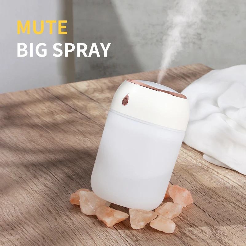 Portable Silent Ultrasonic Humidifier Essential Oil Diffuser with Aromatic Spray Ultrasonic Atomizer Humidifying