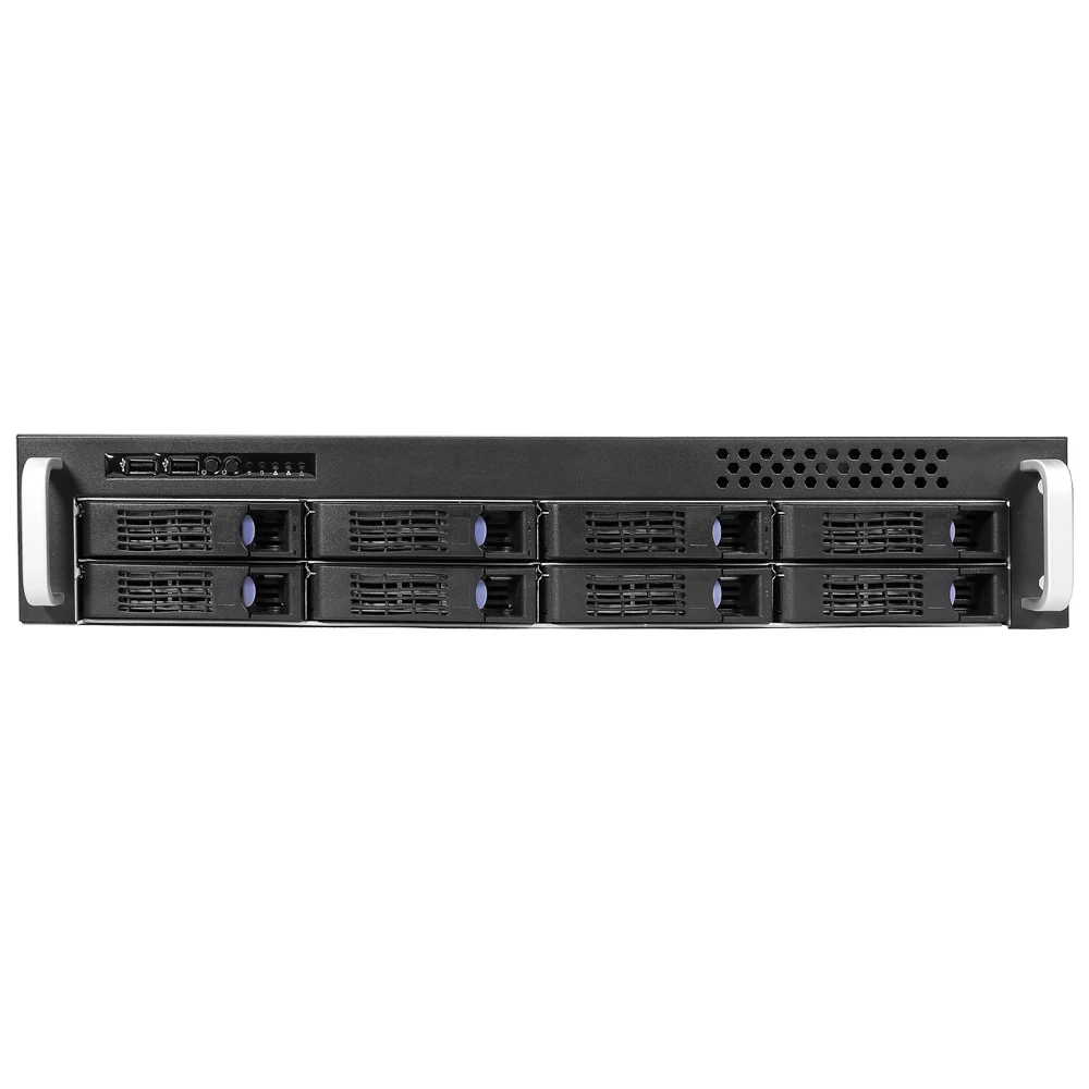 2u 8 секций, длина 550 мм, стойка для серверов