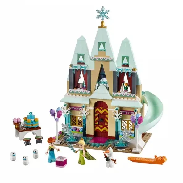 Custom Made The Girl Series Bricks Toy Princess Castle Assembly Set Up Building Blocks Toys